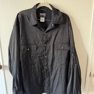 Roots Men's Vintage Black Romeo Must Die Shirt Jacket